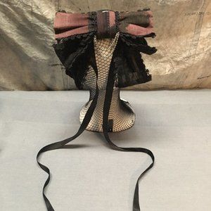 Designer gothic headdress ribbon H. Naoto lolita